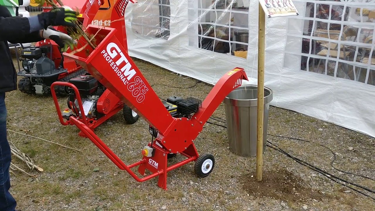 Oksasilppuri polttomoottorilla GTS600