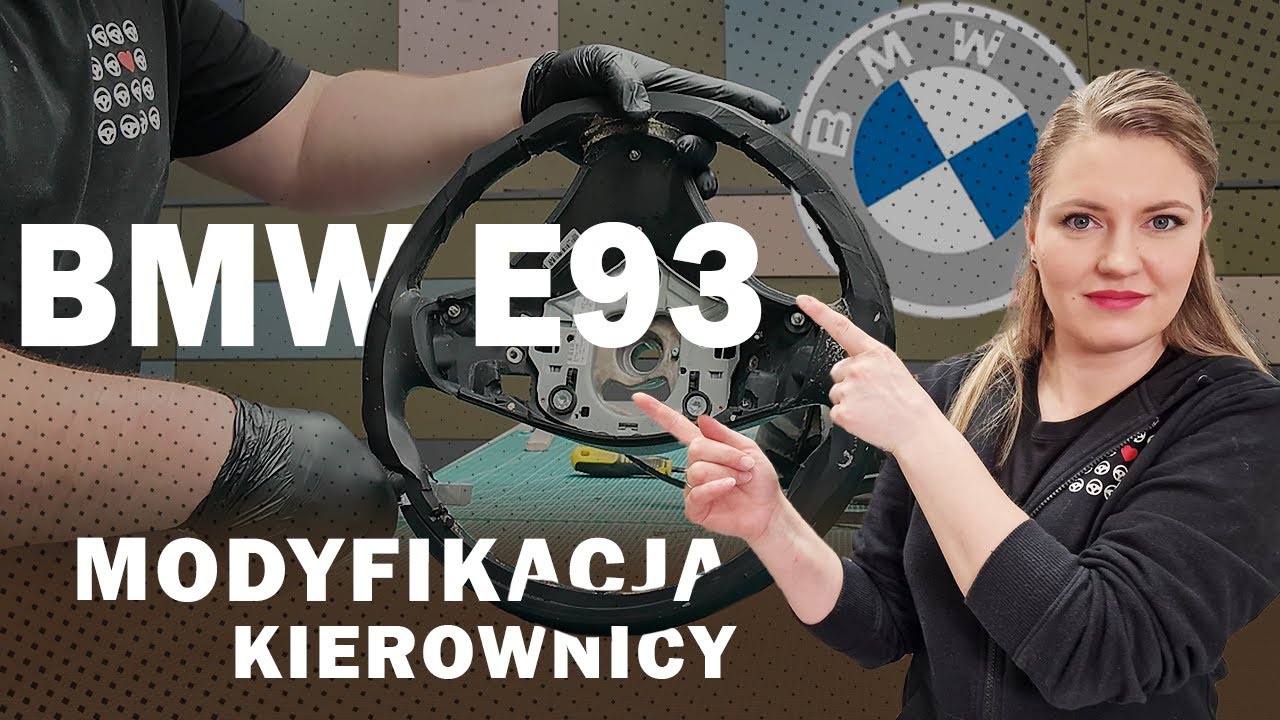 Kierownica do BMW E93 - zmieniliśmy jej kształt! Tuning kierownicy i nowe obszycie #bmw #bmwe93