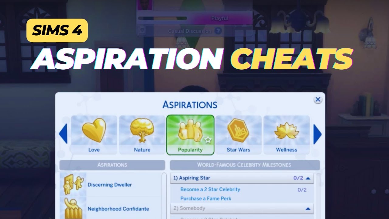 How to Complete Aspiration (Cheat) - The Sims 4