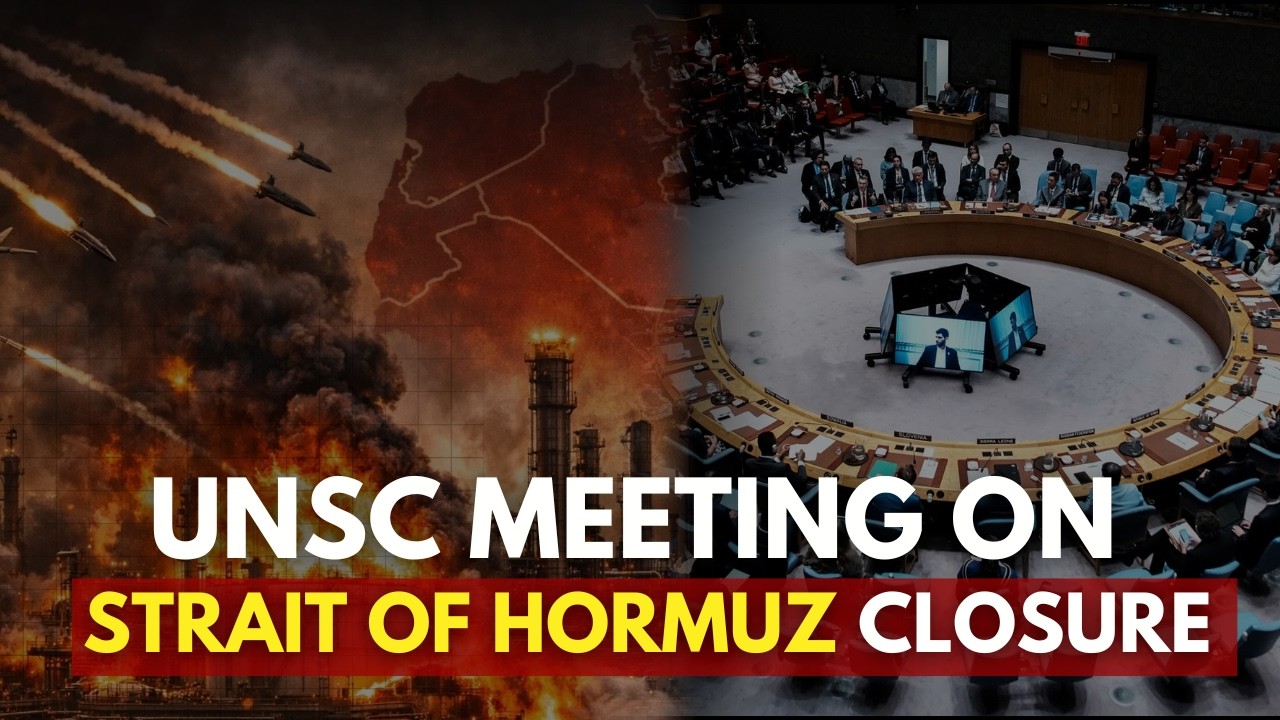 LIVE: UN Security Council Meet To Vote On Reopening Strait Of Hormuz