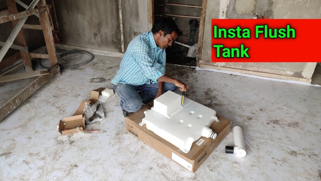 Kohler insta Flush Tank, Concealed Cistern Fitting & Installation.