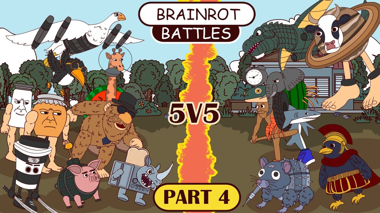 BRAINROT ANIMATION PART 4 LA GRANDE, NUCLEARO DINOSSAURO | Brainrot Cards | Pinoy Animation