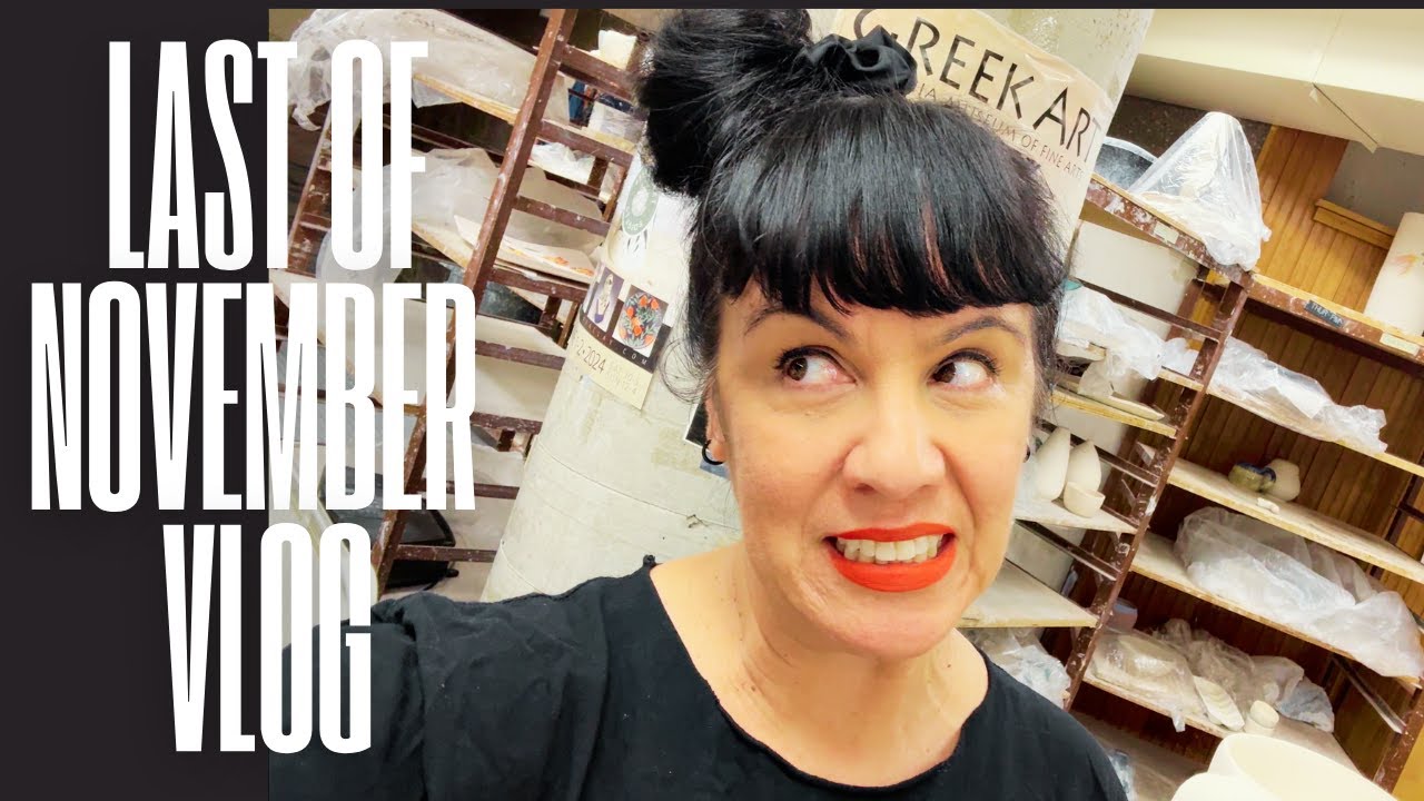 Thanksgiving Vlog, Autumn Vlog, Pottery Class, Mini Vlog