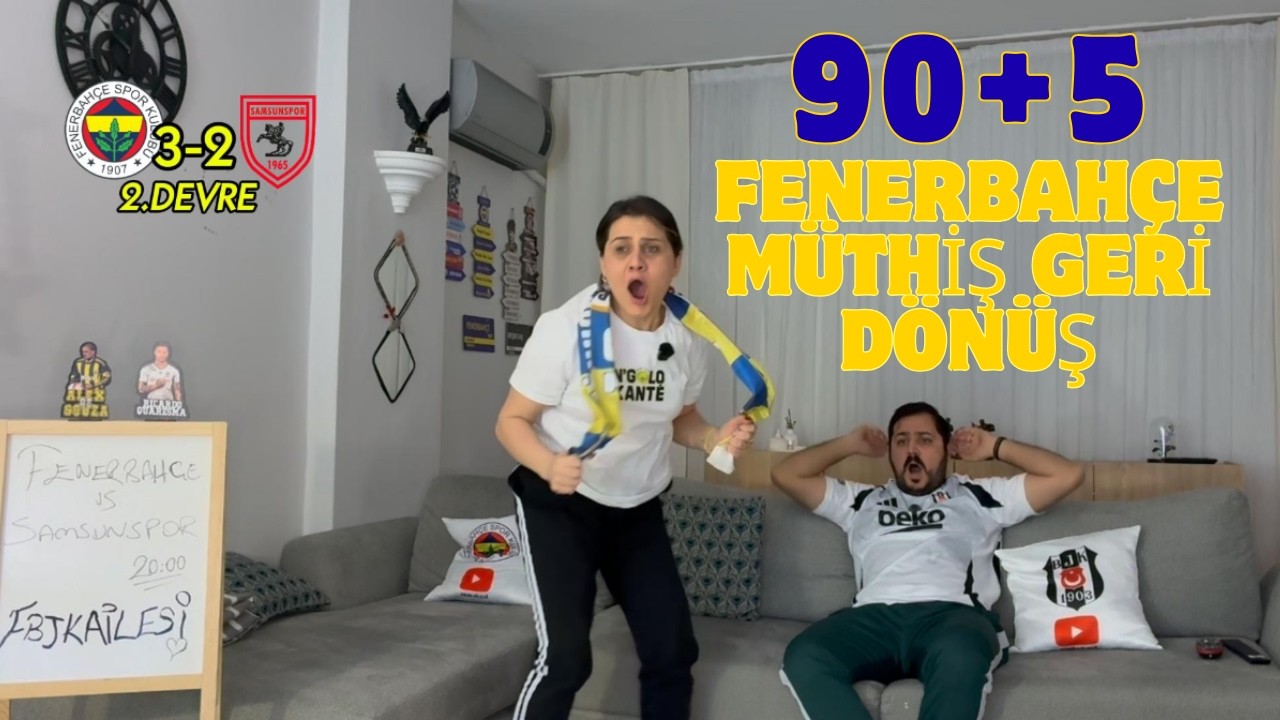 FENERBAHÇE 3-2 SAMSUNSPOR | SON DAKİKA MUCİZESİ! İNANILMAZ GERİ DÖNÜŞ