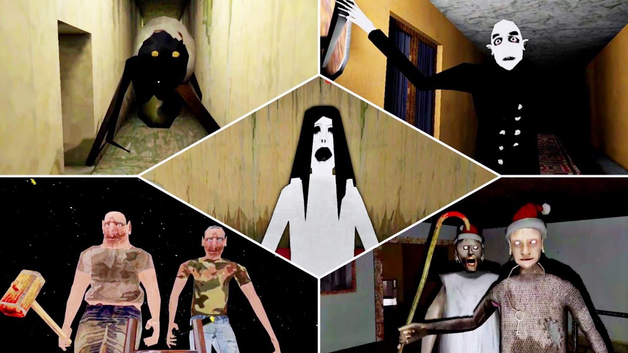 All DVloper Games In The Twins Remake Atmosphere Full Gameplay | Granny Chapters & Slendrina Games