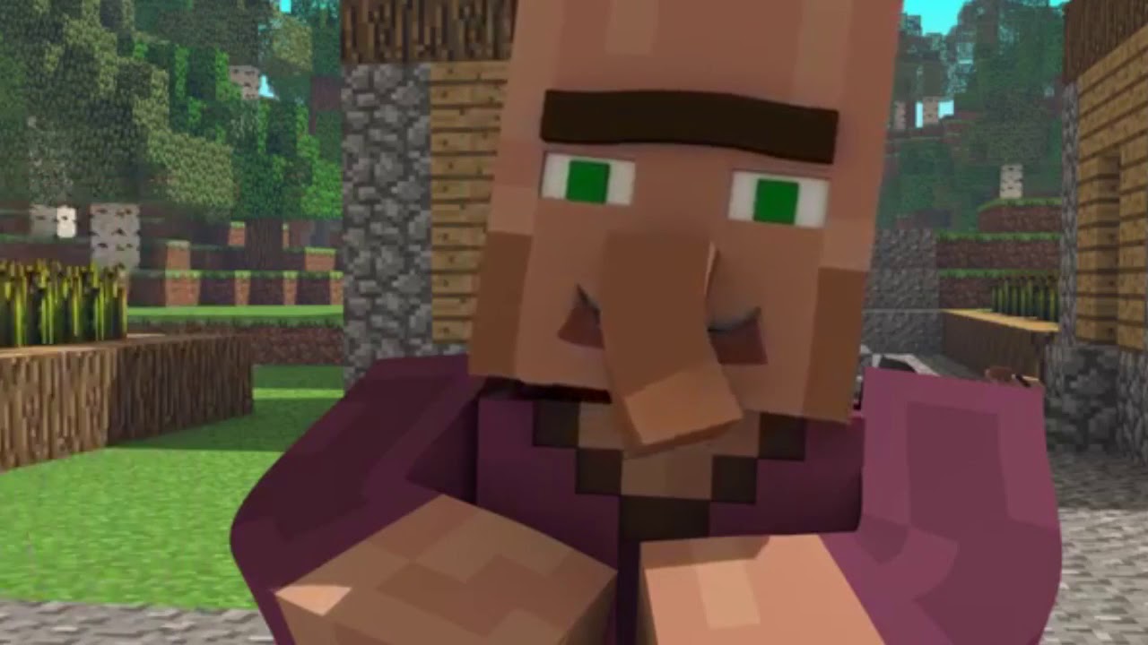 Minecraft Anim&aacute;ci&oacute;k - Bosszant&oacute; falusiak  (Magyar szinkron) #1