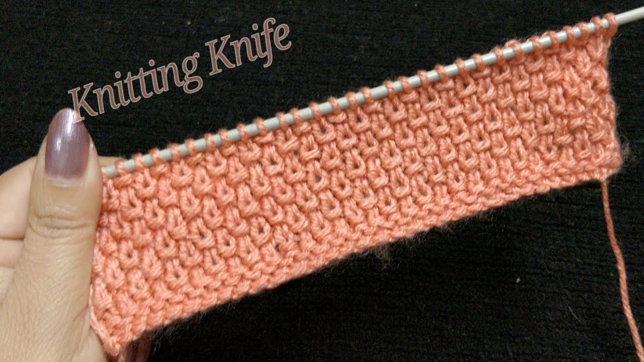 बेहद आसान बारीक बुनाई, Easiest Knit-Purl Brioche stitch Ever for Pullover, Sweater, Cardigan Cap etc