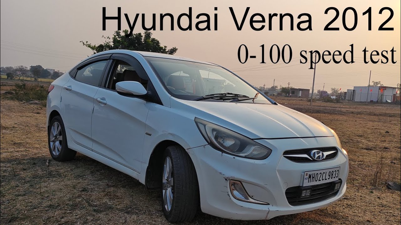 2012 Hyundai Verna 1.6 CRDi 0-100 km/h | Acceleration Test | Shrikant jatte |