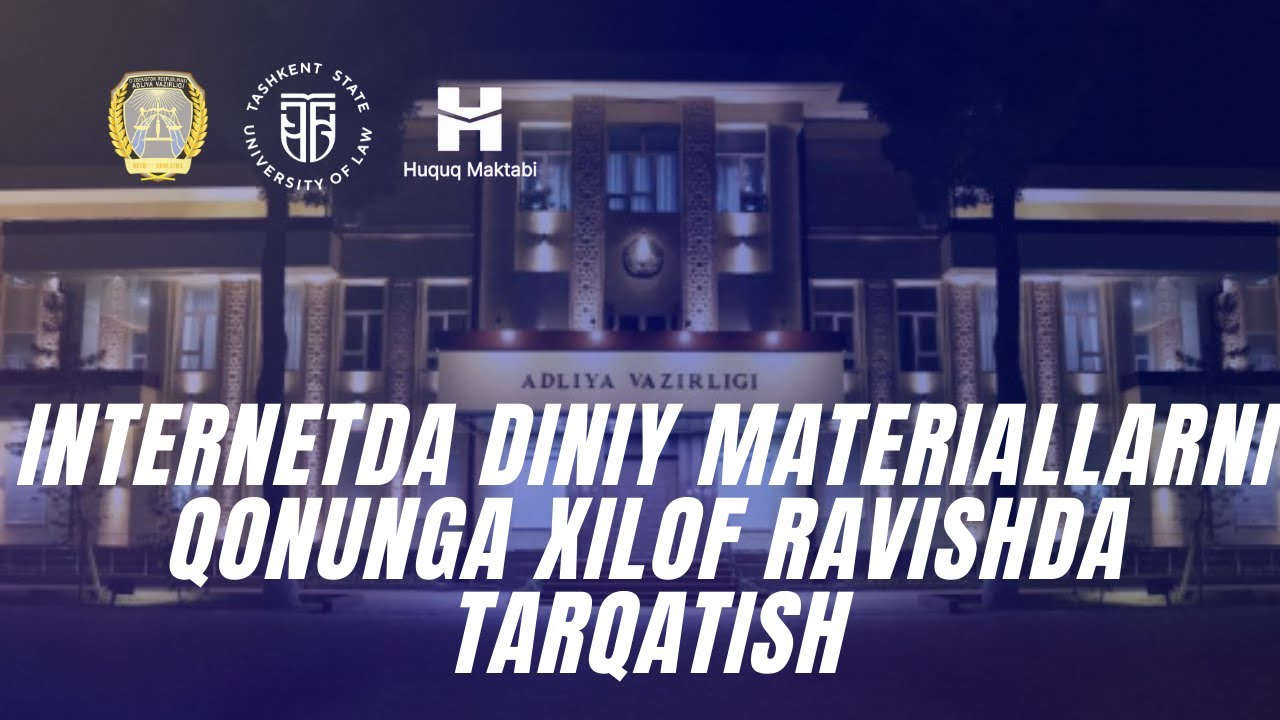 Internetda diniy materiallarni qonunga xilof ravishda tarqatish