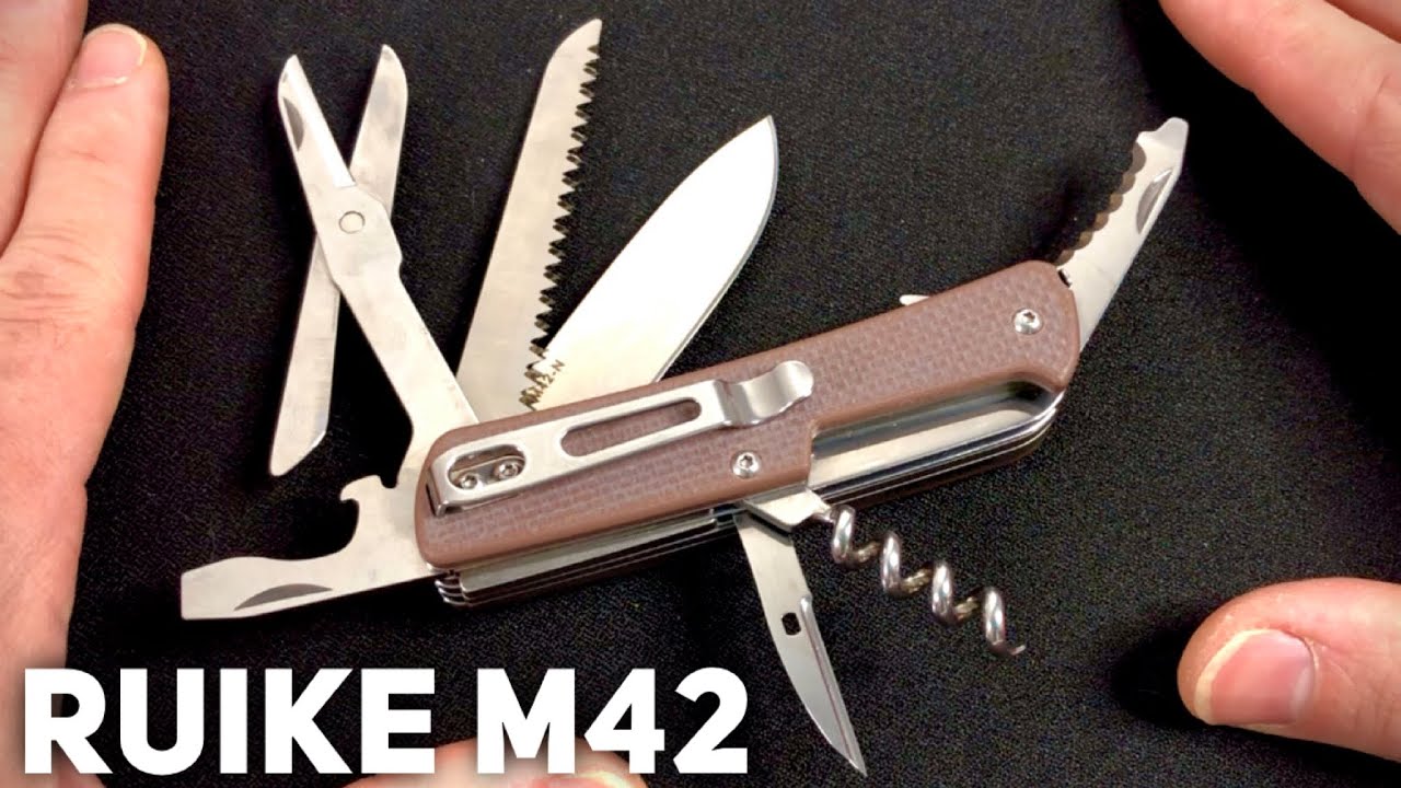 RUIKE M42-N Multitool Pocketknife (Swiss Army Style) Initial Impressions Review