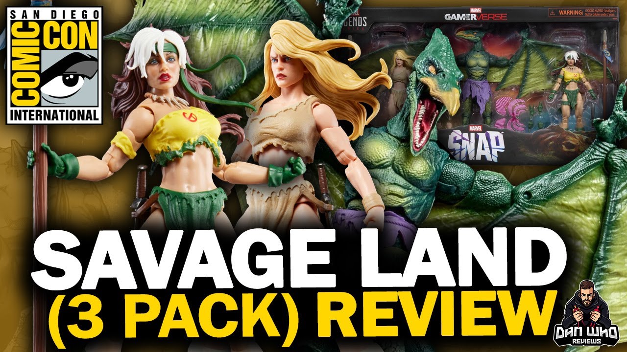 Marvel Legends Savage Land 3 Pack Review (SDCC EXCLUSIVE 2025)