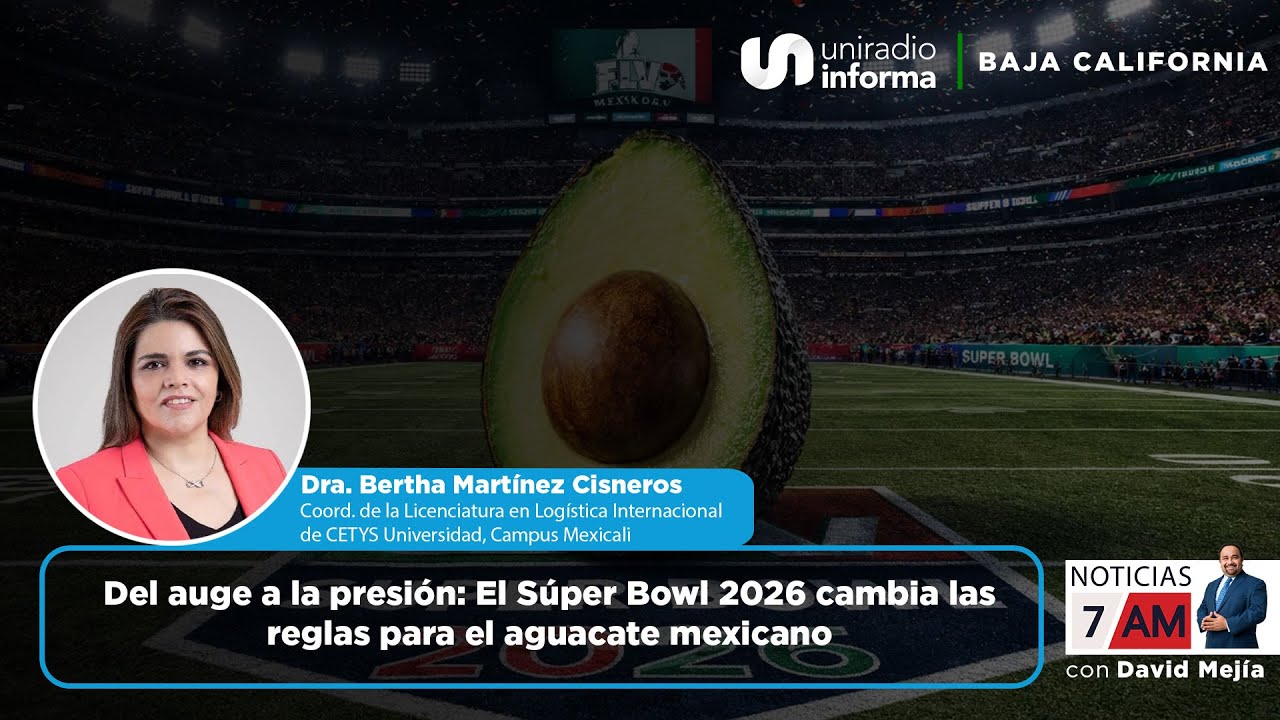 Del auge a la presión: El Súper Bowl 2026 cambia las reglas para el aguacate mexicano