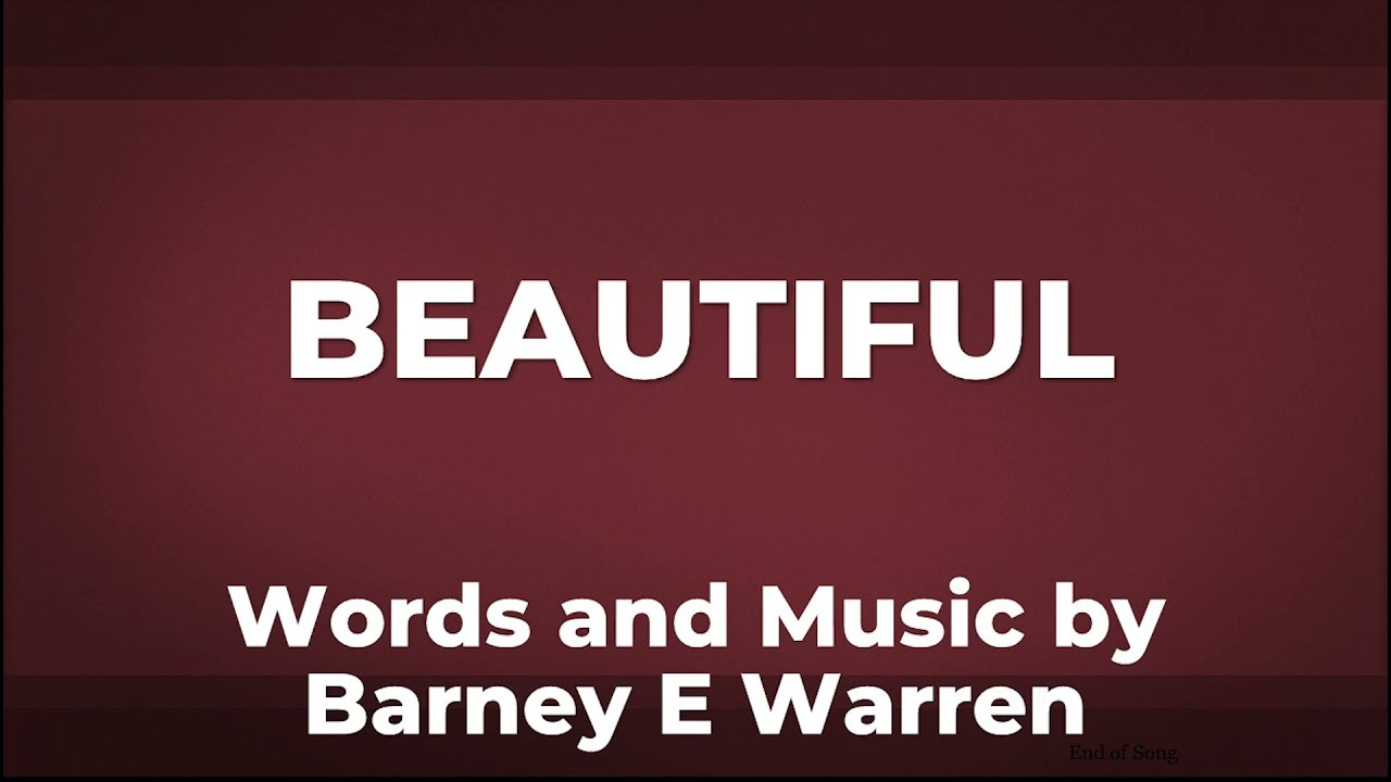 Beautiful - a Capella Hymn