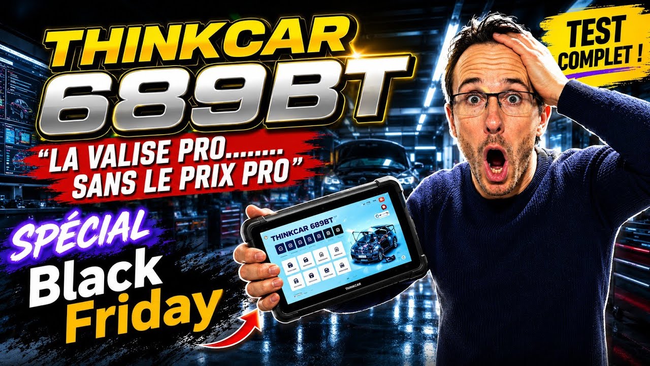 🚗 THINKCAR THINKSCAN 689BT – Tu vas enfin comprendre ce que ton moteur a à te dire ?