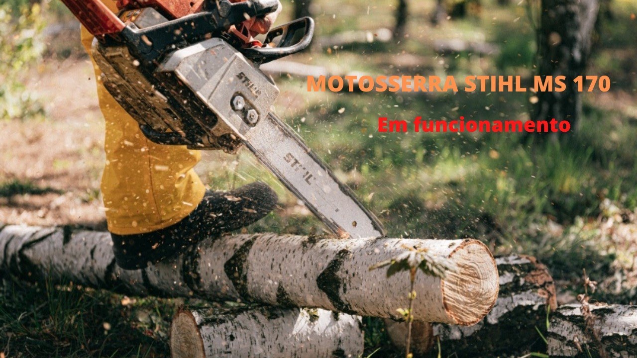 Motosserra Stihl MS 170 - Funcionamento Prático