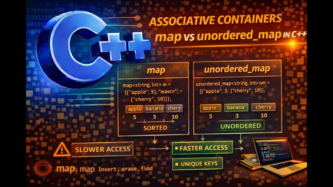 Podcast - C++ Map and Unordered Map Associative Container