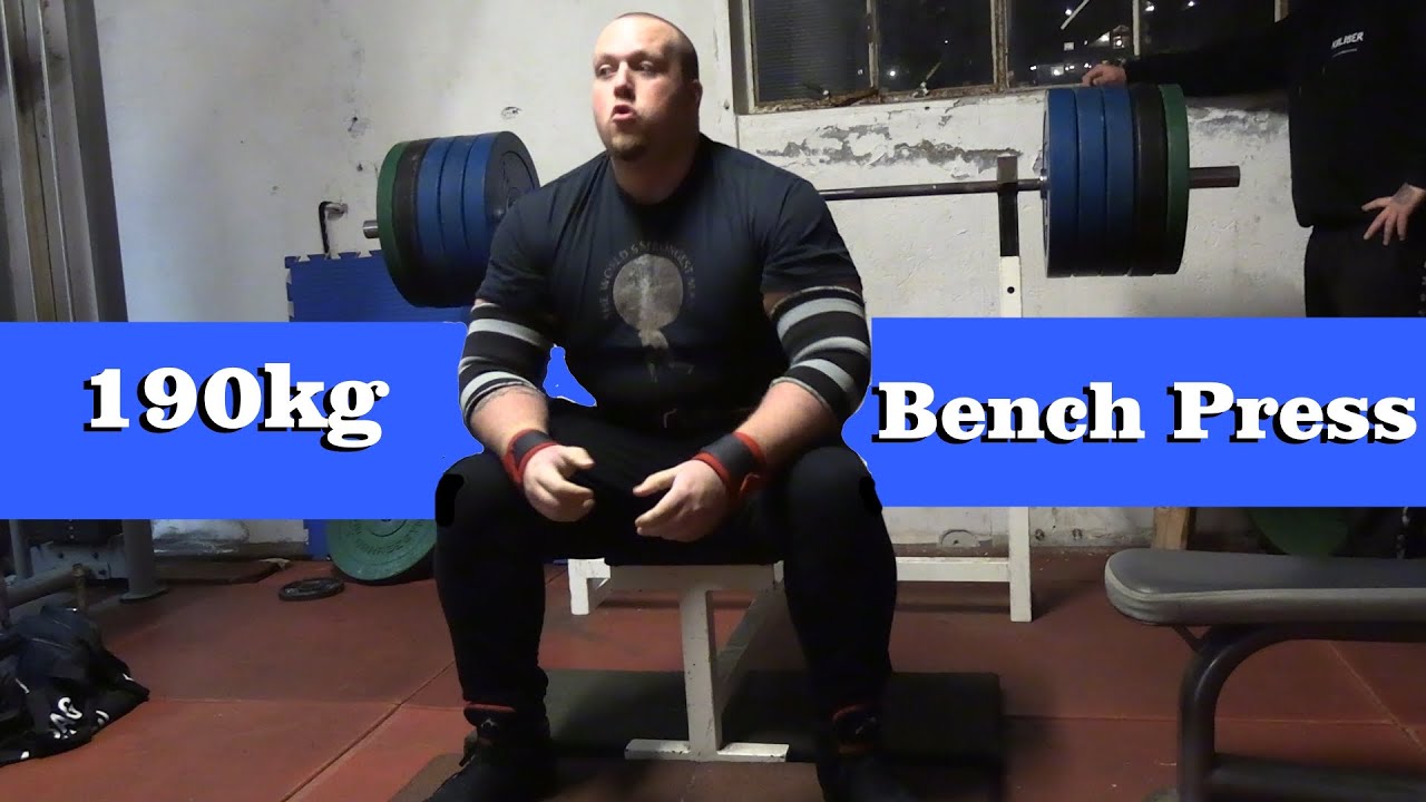 Strongmanknut 190kg Bench Press