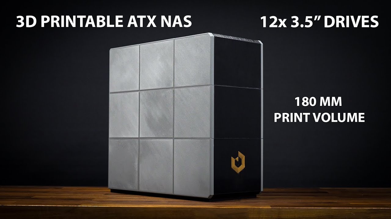 Maximize Your Home Storage With This 3D Printed ATX NAS Case