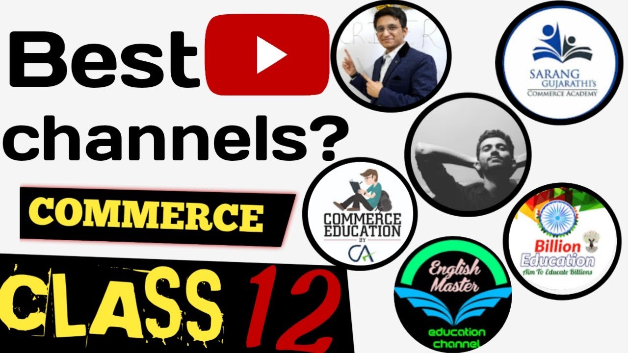 Commerce best YouTube channels for 12th Maharashtra board