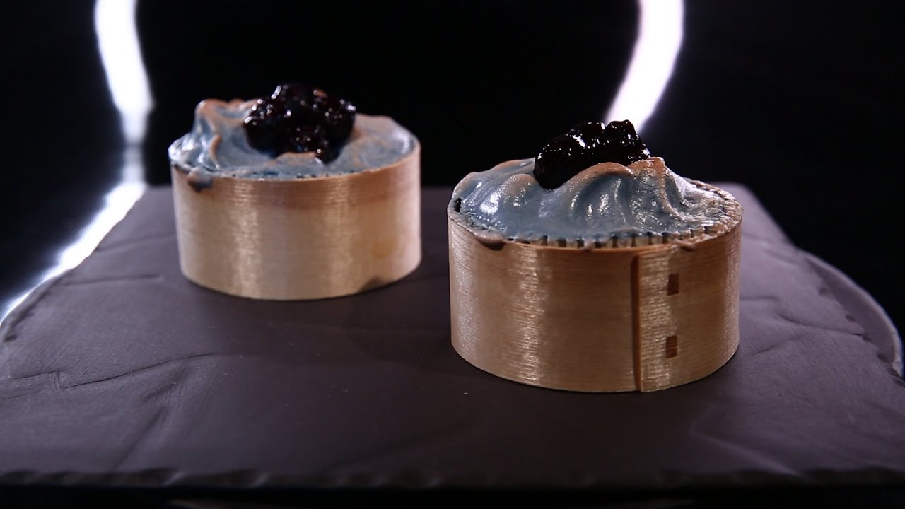 Clafoutis à la myrtille, meringue moelleuse par Patrick Chevallot (#DPDC)