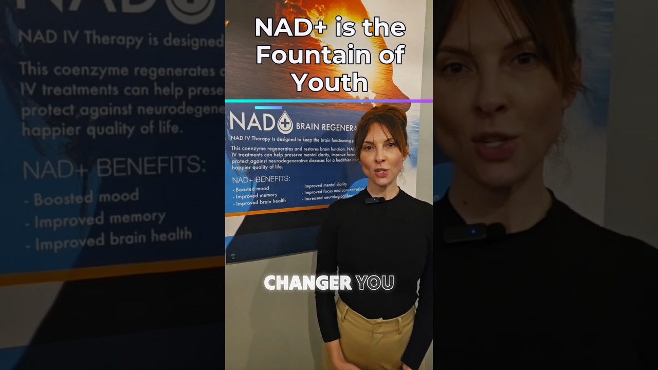 NAD+ | Fountain of Youth | Prime IV Wichita, KS #nadtherapy #NAD+
