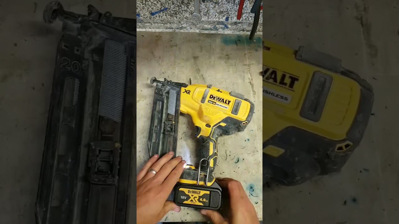 dewalt dcn660 nail gun not shooting nails  