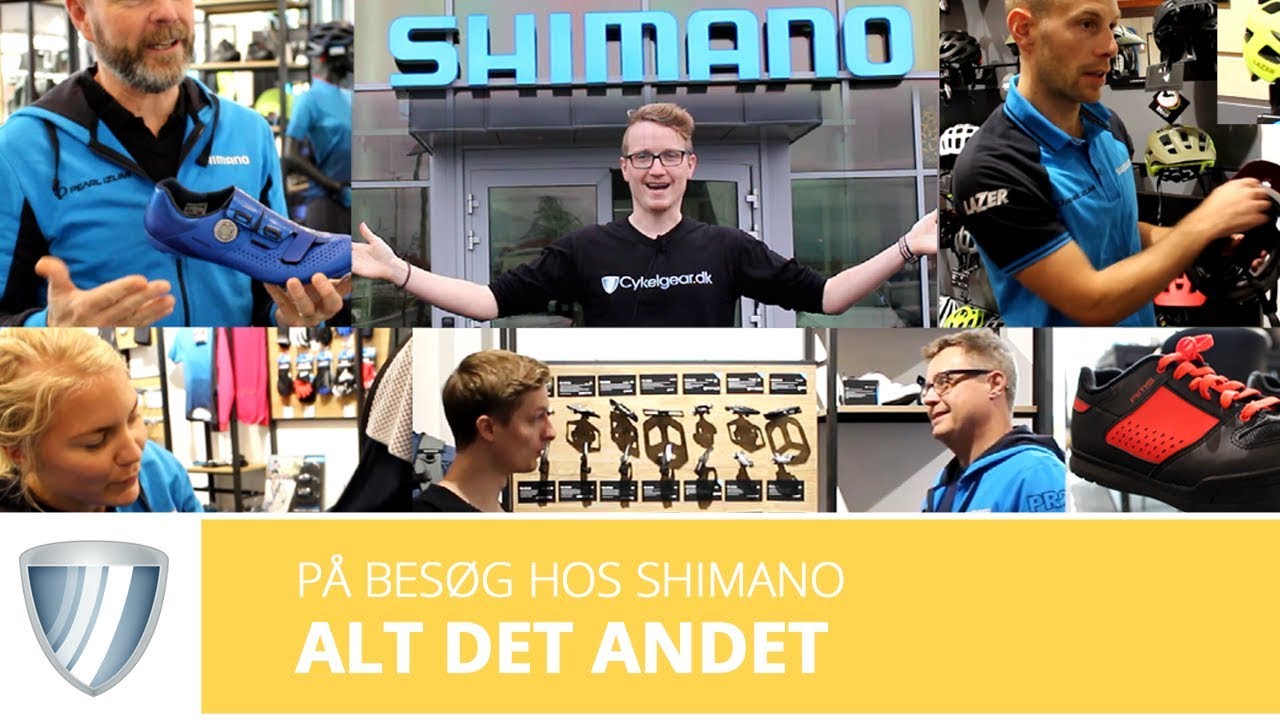 Cykelgear p&aring; bes&oslash;g hos Shimano i Sverige