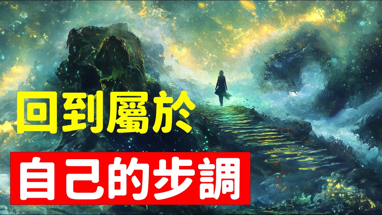 放下與世界比較的習慣，停止追趕他人的節奏，讓自己慢下來並為自己的步調站穩，我才真正聽見靈魂的方向，停止逼迫自己成為某種樣子，也在那一刻看見原來本就完整的自己