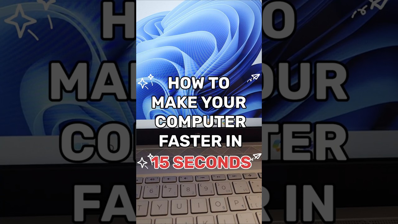 Speed Up you PC in 15 Seconds #pcspeedup #computers low #windows