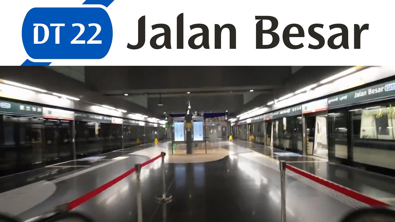 DT22 Jalan Besar MRT Station: Exit A to Platforms | Downtown Line