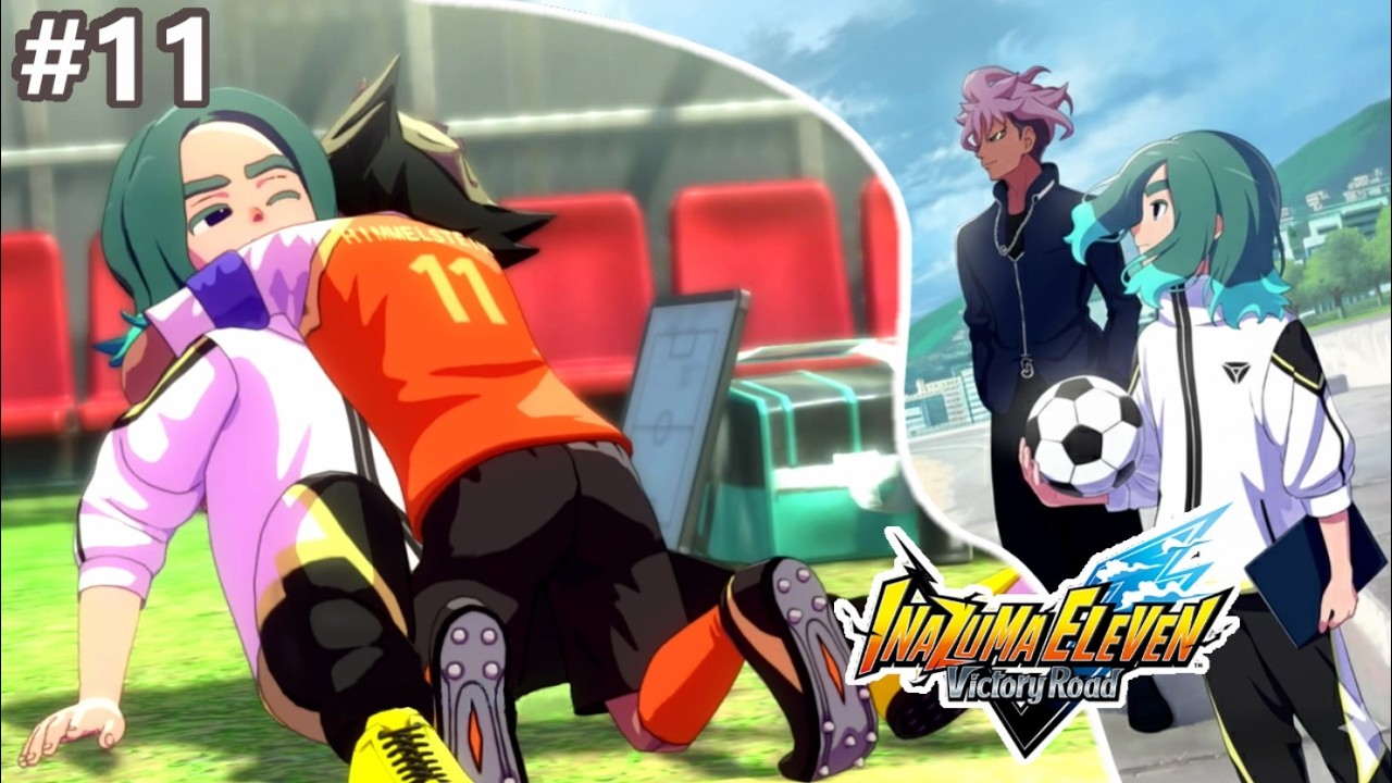 INAZUMA ELEVEN Victory Road / South Cirrus vs Northbright / gameplay #11 espa&ntilde;ol