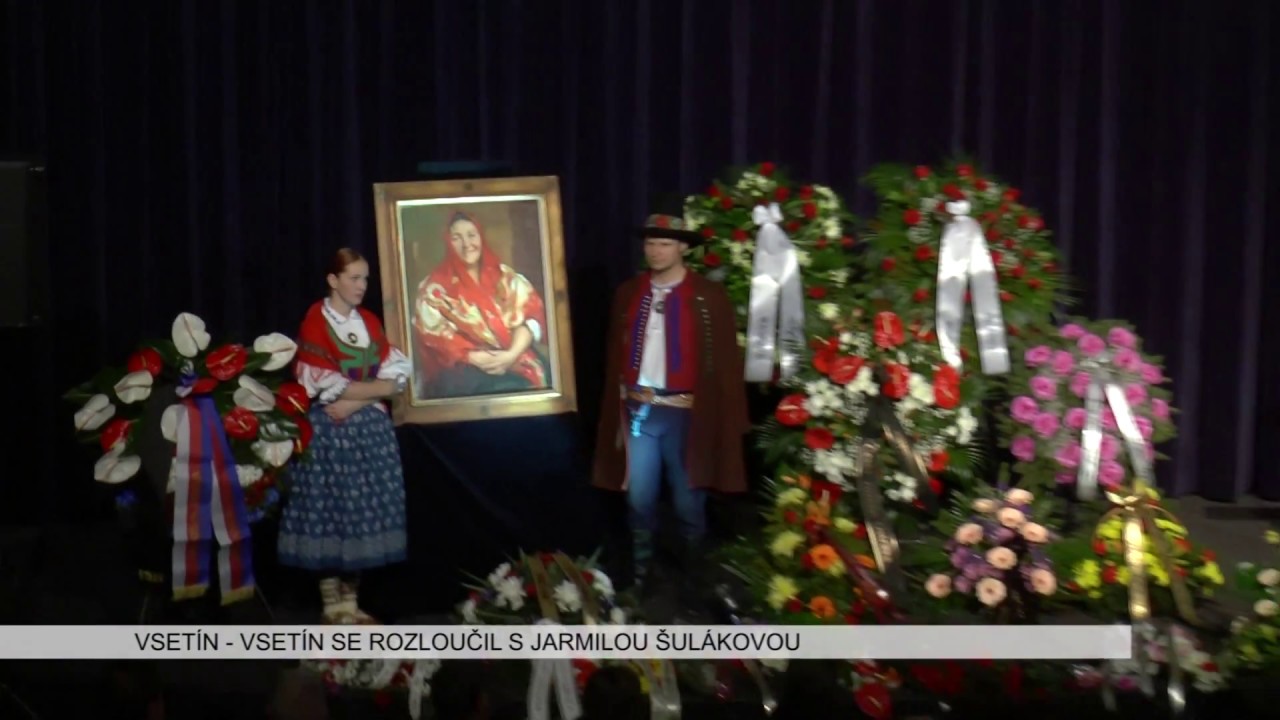 VSETÍN: Město se rozloučilo s Jarmilou Šulákovou