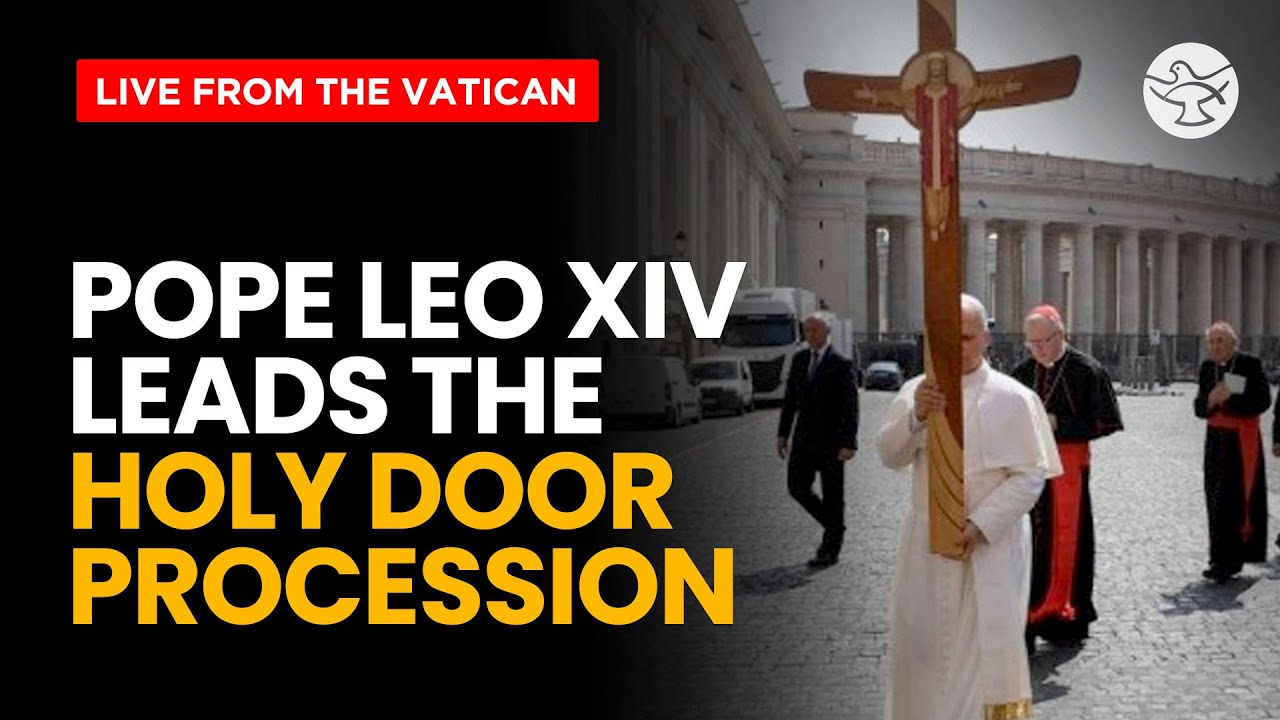 Through the Holy Door: Pope Leo XIV Leads the Procession I Jubilee of the Holy See