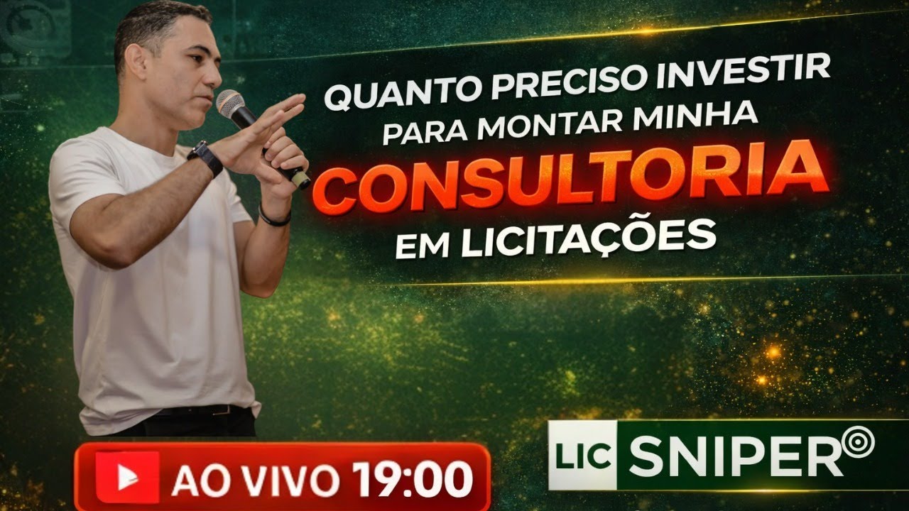 Quanto preciso investir para montar minha consultoria em licitações