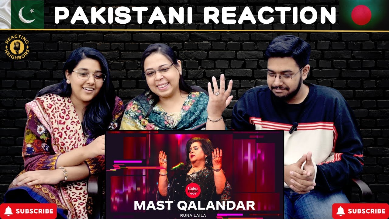 Mast Qalandar | Coke Studio Bangla - Season 3 ft. Runa Laila | Reaction!