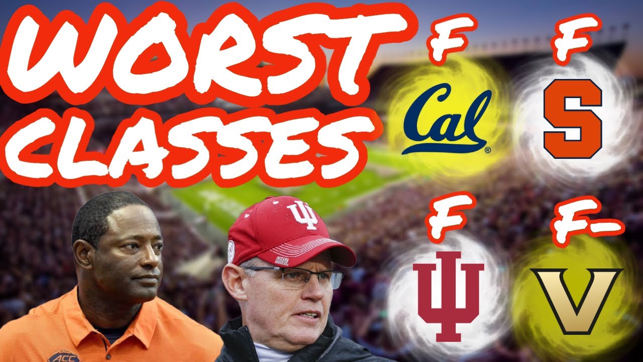 The *WORST* College Football 2023 Recruiting Classes