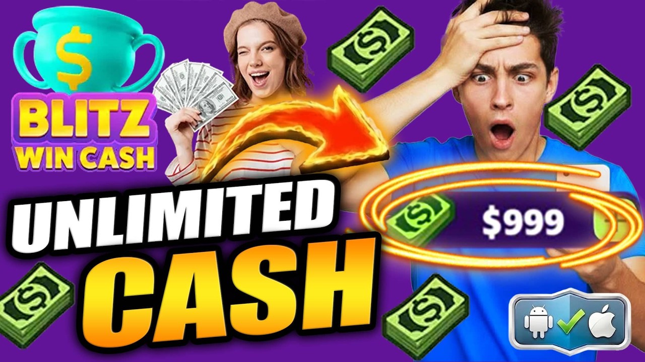 Blitz - Win Cash Hack  - Unlimited Free Cash (iPhone & Android)