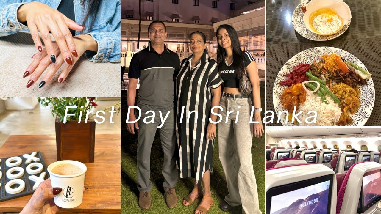 First Day In Sri Lanka 🇱🇰 | Galle Face Hotel | Dinner Buffet | සිංහල Vlog
