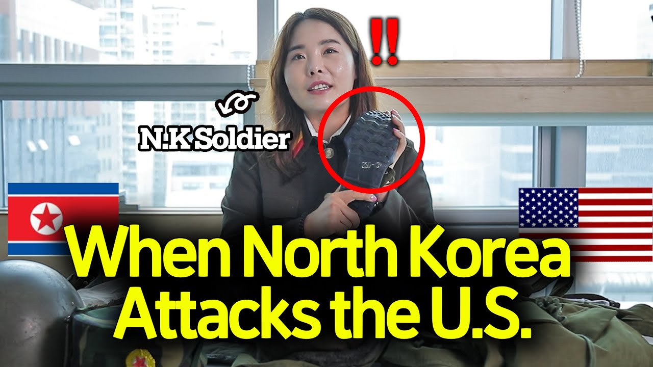 What North Korean Female soldiers carry when they invade the U.S?