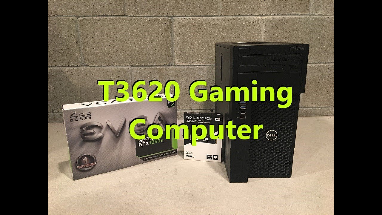 Precision T3620 Overview and Hardware Upgrade for Gaming (and NVMe.2 SSD Install)