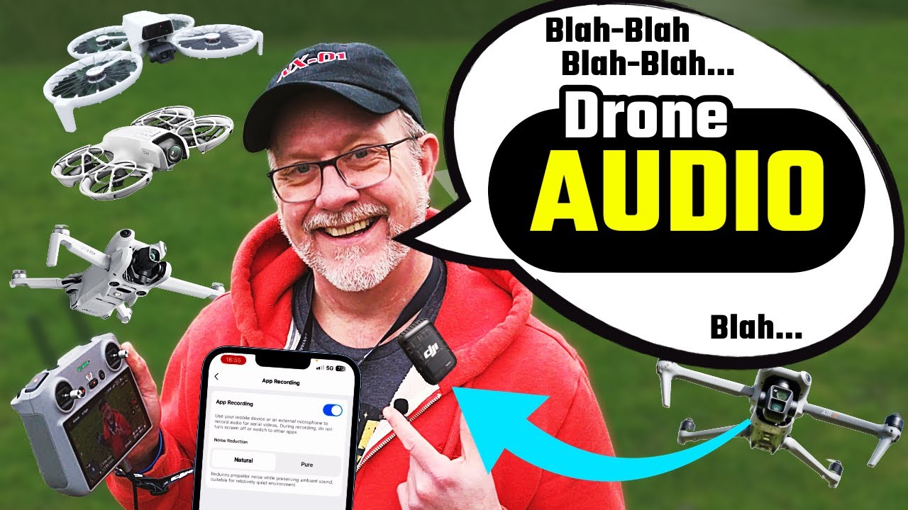 How To Record Audio With ANY Drone! - 5 Different Methods Compared