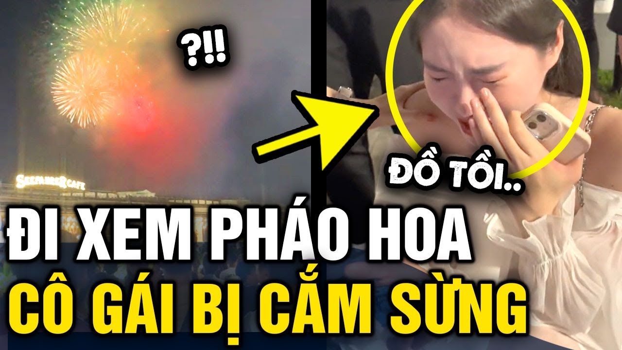 Đi xem pháo hoa thấy người yêu CẶP KÈ với người khác, cô gái ngồi sụp xuống KHÓC NỨC NỞ | Tin 3 Phút