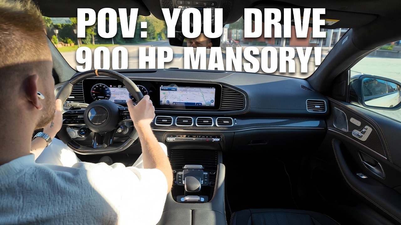 POV: You drive 900 HORSEPOWER MANSORY GLE 63S Coupe!