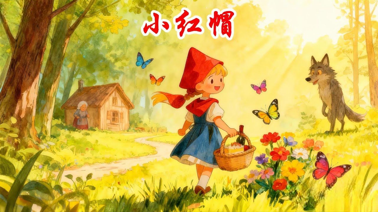 【睡前故事】小红帽 | 0-6岁 | 幼儿故事 | 中文故事 | 普通话 | Chinese Fairy Tales