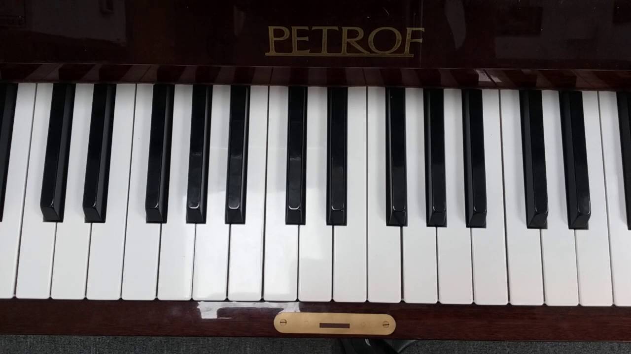 E flat minor scale - natural - piano - one octave