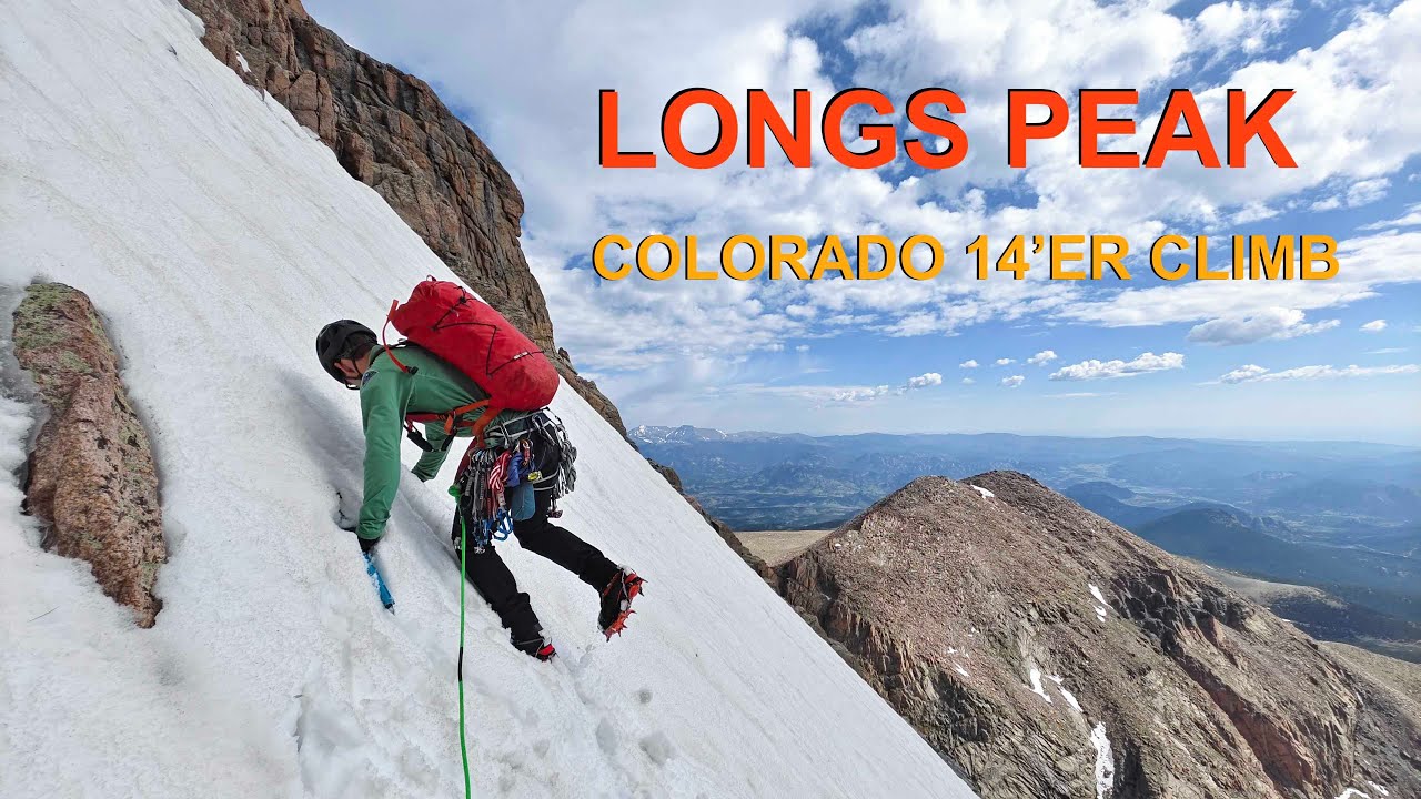 Long's Peak climb - Kiener's Route - Colorado 14er mountaineering