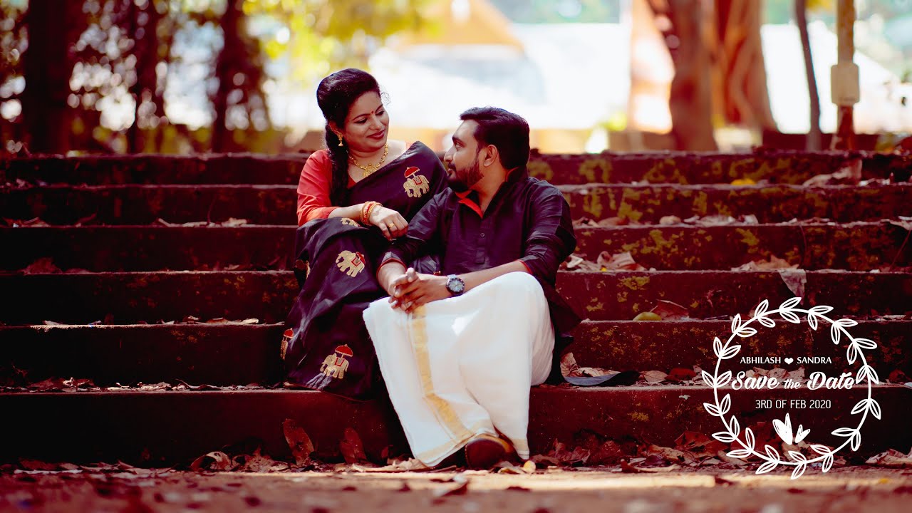 Best Traditional Save The Date  in Kerala ll Abhilash + Sandra ll Stories by Vineeth