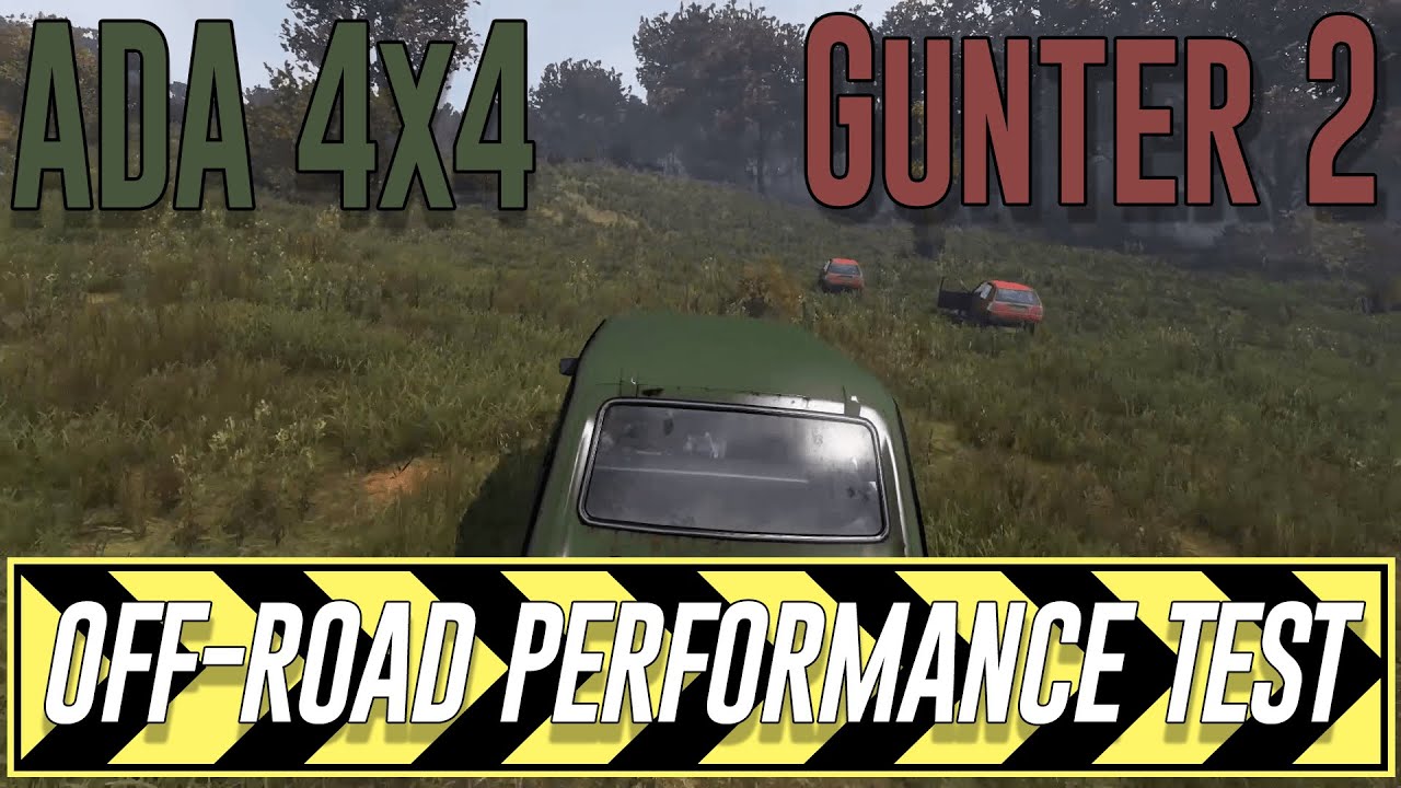 Ada 4x4 vs. Gunter 2 - off-road capabilities - DayZ