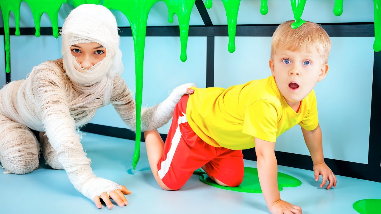 Oliver and CARDBOARD Escape Adventures for Kids