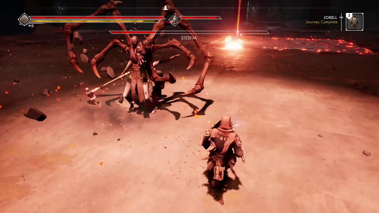 Ashen: killing Sissna, Spear Tactics in co-op